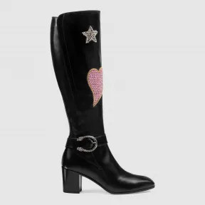 古驰/Gucci Dionysus刺绣及膝靴 435364 AFE00 1000