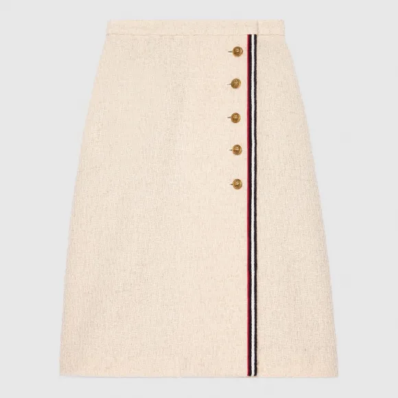 古驰/Gucci 羊毛铅笔裙 482226 ZJM11 9591