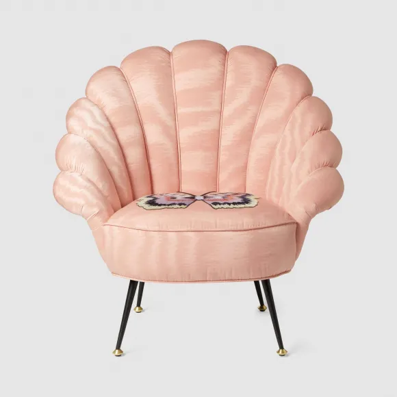 古驰/Gucci 蝴蝶刺绣云纹织物扶手椅 550655-ZABST-5121