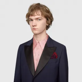 古驰/Gucci 印花真丝口袋巾 573510_4G005_4074