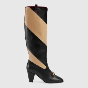 古驰/Gucci Gucci Zumi 系列斜纹及膝靴 575840 1ENA0 1130