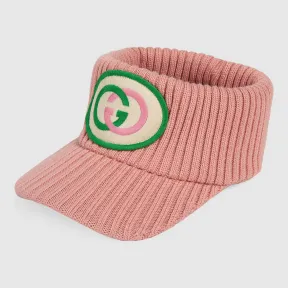 古驰/Gucci 饰互扣式 G 贴饰羊毛遮阳帽 577825 3GD55 5900