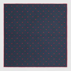 古驰/Gucci 印花真丝口袋巾 581795 4G005 4174