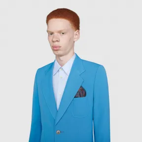 古驰/Gucci 饰双G和船锚真丝口袋巾 597279_4G001_4069