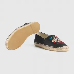 古驰/Gucci 男士饰Gucci Band皮革编织鞋 599532_A9L00_1000