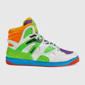 古驰/Gucci Gucci Basket男士高帮球鞋 661301-2SH80-9062 