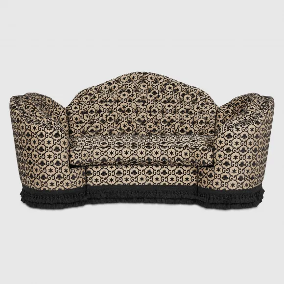 古驰/Gucci GG蜜蜂钉扣装饰驼峰梳化 714049-ZAFHL-1702 