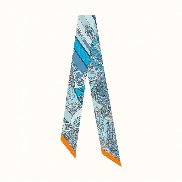 爱马仕/Hermes “高贵马鞍”Twilly小丝巾 H063134S-14