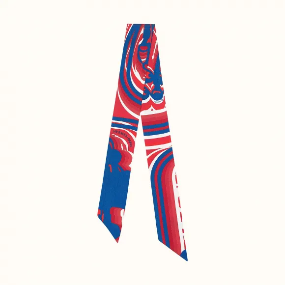 爱马仕/Hermes “叠影华丽的缰辔”Twilly小丝巾 H063415S-09