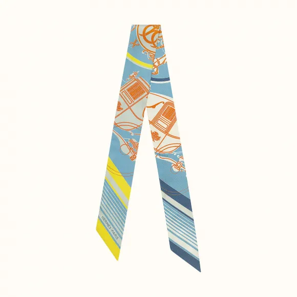 爱马仕/Hermes “藏书章”Twilly小丝巾 H063791S-09