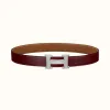 爱马仕/Hermes H 皮带扣&双面皮腰带32毫米 H064544CB86-H073967CAAX090