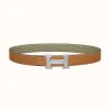 爱马仕/Hermes H 皮带扣&双面皮腰带32毫米 H064544CB86-H073996CAAG085