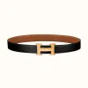爱马仕/Hermes H 皮带扣&双面皮腰带32毫米 H064544CC06-H073967CAAA095