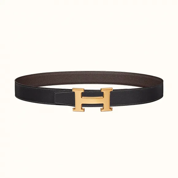 爱马仕/Hermes H 皮带扣&双面皮腰带32毫米 H064544CC06-H073967CABA085
