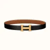 爱马仕/Hermes H 皮带扣&双面皮腰带32毫米 H064544CM2M-H073967CAAA115