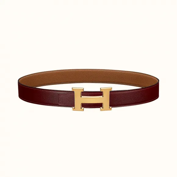 爱马仕/Hermes H 皮带扣&双面皮腰带32毫米 H064544CM2M-H073967CAAX085