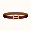 爱马仕/Hermes H 皮带扣&双面皮腰带32毫米 H064544CM2M-H073967CAAX100