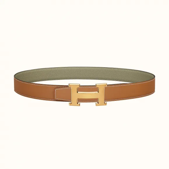 爱马仕/Hermes H 皮带扣&双面皮腰带32毫米 H064544CM2M-H073996CAAG100