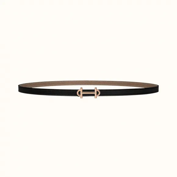 爱马仕/Hermes Gamma皮带扣&双面皮腰带13毫米 H065985CDZ2-H065538CABD085