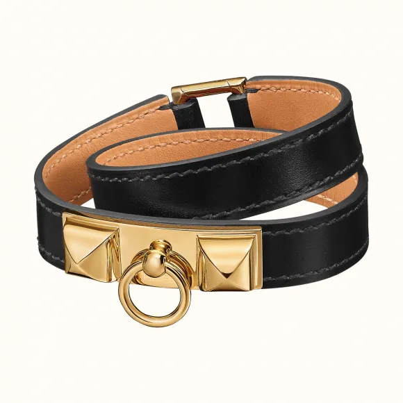 爱马仕/Hermes Rivale双圈手镯 H068441CC89T1