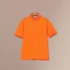 爱马仕/Hermes Broderie H纽扣领polo衫 H072325HA30XXL