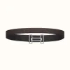 爱马仕/Hermes Rythme 皮带扣&双面皮腰带32毫米 H075375CK05-H073967CABA100