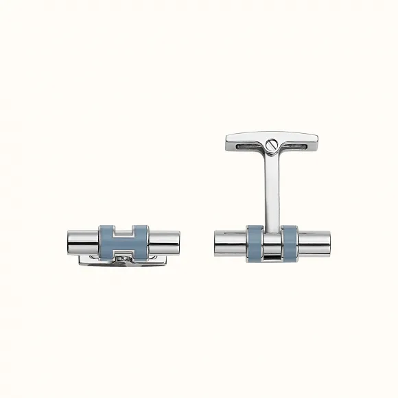 爱马仕/Hermes Tube H袖扣 H077267FP05