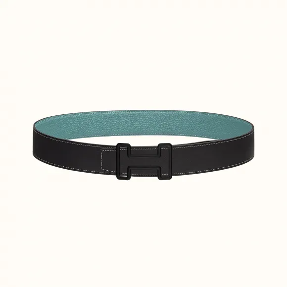 爱马仕/Hermes H Tonight皮带扣&双面皮腰带38毫米 H077942CY89-H077971CAAL085
