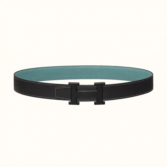 爱马仕/Hermes 5382皮带扣&双面皮腰带32毫米 H080029CY89-H073967CAAW100