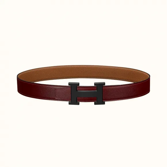 爱马仕/Hermes 5382皮带扣&双面皮腰带32毫米 H080029CY89-H073967CAAX085