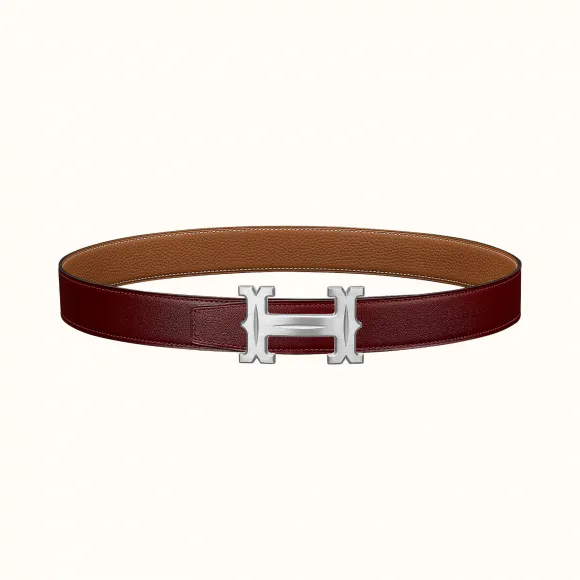爱马仕/Hermes Farwest皮带扣&双面皮腰带32毫米 H081655CB86-H073967CAAX100