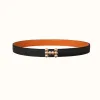 爱马仕/Hermes Bubbles belt皮带扣&双面皮腰带24毫米 H081665CDZ2-H052150CABW070