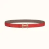 爱马仕/Hermes Bubbles belt皮带扣&双面皮腰带24毫米 H081665CDZ2-H052150CAED085