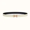 爱马仕/Hermes Bubbles belt皮带扣&双面皮腰带24毫米 H081665CDZ2-H052150CAET090