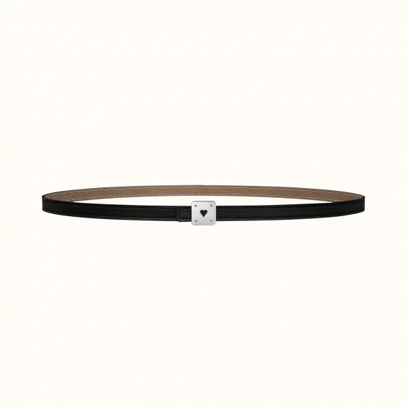 爱马仕/Hermes As de Coeur皮带扣&双面皮腰带13毫米 H081666CK05-H065538CABD085