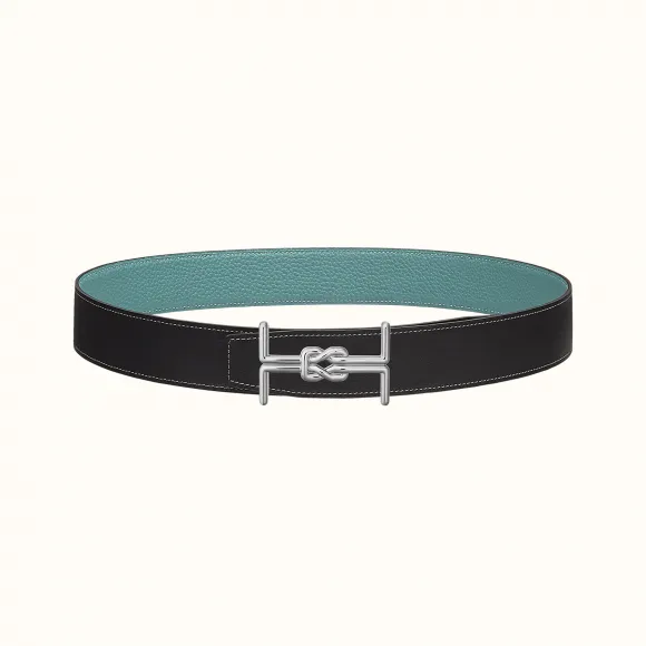 爱马仕/Hermes H Marin皮带扣&双面皮腰带38毫米 H081689CK05-H077971CAAL100