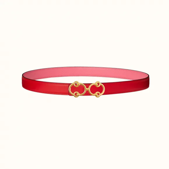 爱马仕/Hermes Artemis皮带扣&双面皮腰带24毫米 H081727CC06-H052150CADO080