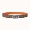 爱马仕/Hermes Odyssee皮带扣&双面皮腰带32毫米 H081754CK05-H075394CAAX095