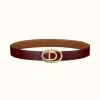 爱马仕/Hermes Odyssee皮带扣&双面皮腰带32毫米 H081754CP2K-H073967CAAX100
