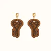 爱马仕/Hermes H Curiosite Cle耳环，小号 H081869CC37