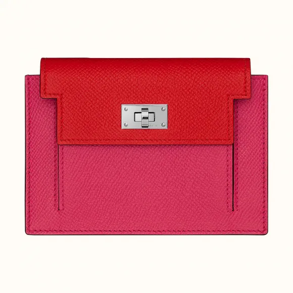 爱马仕/Hermes Kelly Pocket三色短钱包 H082352CKAD