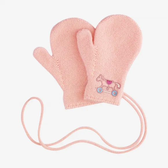 爱马仕/Hermes 玫瑰色 Adada连指手套 H102356M_02