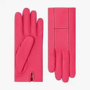 爱马仕/Hermes 玫瑰色 Sellier手套 H182006G_I6070