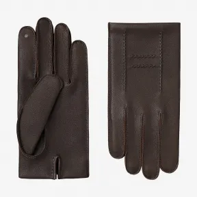 爱马仕/Hermes 棕色 Nervures H手套 H182015G_G2075