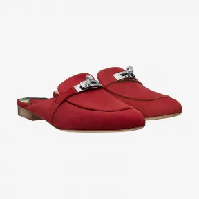 爱马仕/Hermes 红色 Oz穆勒鞋 H192172Z_9R370