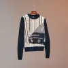 爱马仕/Hermes “手杖与手杖”长袖twillaine套头衫 H1H2806DQH336
