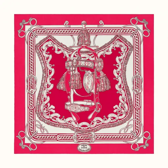 爱马仕/Hermes “宫廷马具之混搭”140厘米披肩 H243579S-17