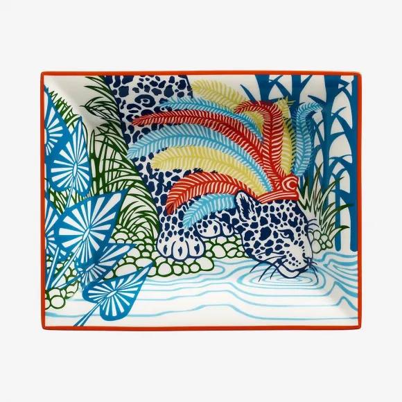 爱马仕/Hermes “羽冠捷豹II”置物盘 H311582M-01