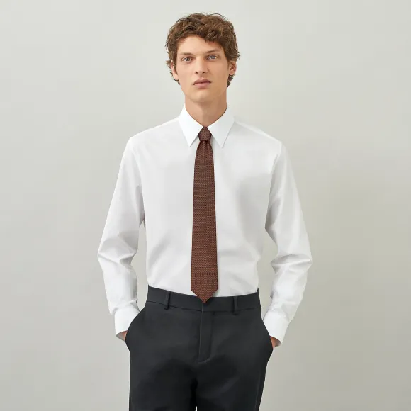 爱马仕/Hermes Tie 7 H Awooooo !领带 H339300T-06