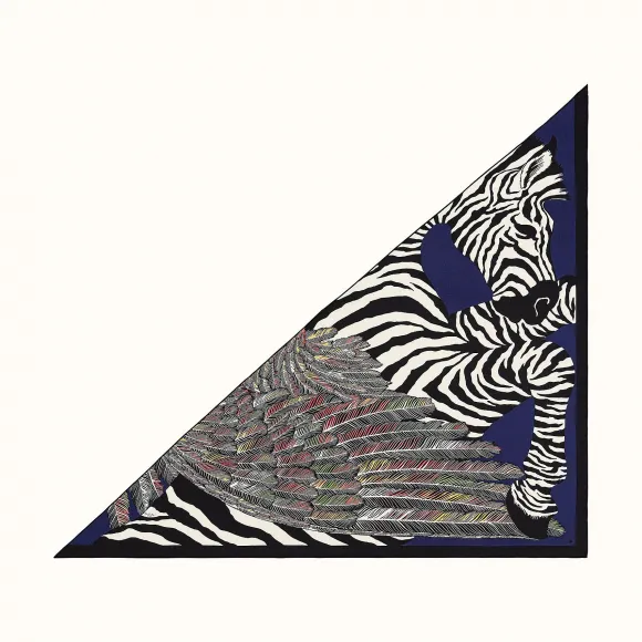 爱马仕/Hermes “斑纹飞马”大三角巾 H363790S-30